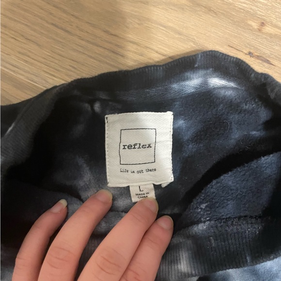 Reflex Black Tie Dye Crewneck Sweater - Picture 5 of 6